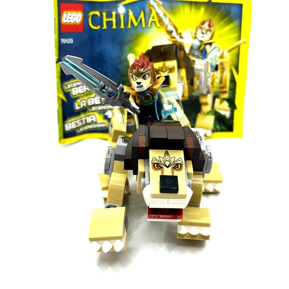 LEGO The Legends Chima Lion Legend Beast 70123 Complete - Picture 1 of 4
